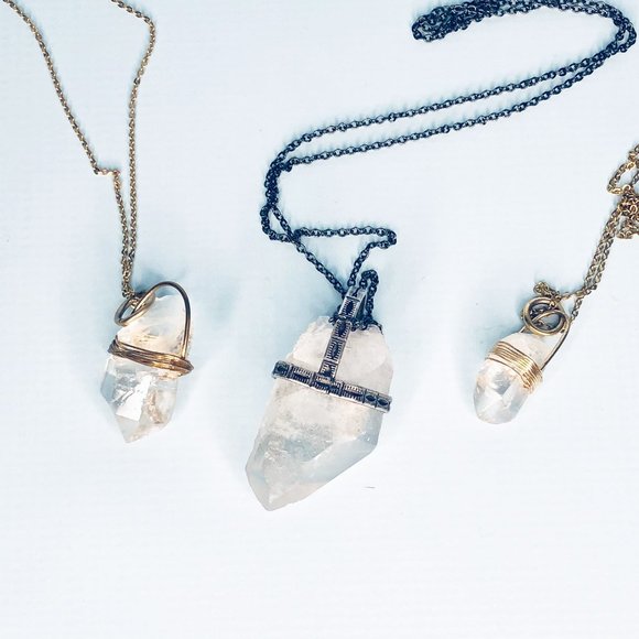 Free People Jewelry - Free People Huge Crystal Necklace, UO pendants